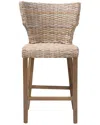 Baxton Studio Enver Modern Wood Counter Stool