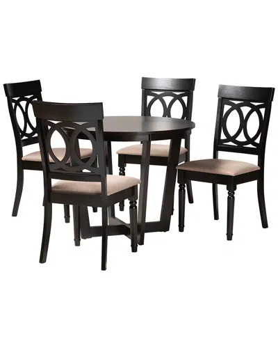 Baxton Studio Estelle Modern 5pc Dining Set