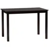 Baxton Studio Eveline 43 1/4" Wide Espresso Brown Rectangular Dining Table
