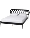 Baxton Studio Florica Art Deco Queen Platform Bed