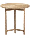 Baxton Studio Fumito Handwoven Seagrass End Table In Brown
