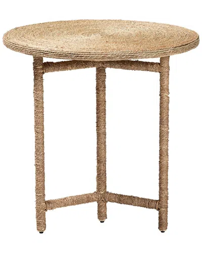 BAXTON STUDIO BAXTON STUDIO FUMITO HANDWOVEN SEAGRASS END TABLE