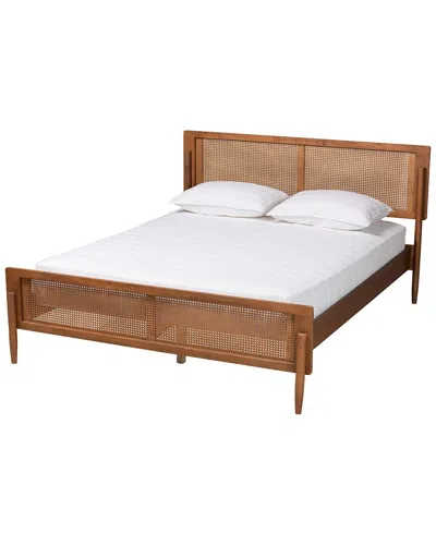 Baxton Studio Gardwin Mid-century Modern Platform Bed