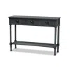Baxton Studio Garvey French Provincial Finished Wood 3-drawer Entryway Console Table