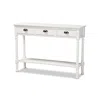 Baxton Studio Garvey French Provincial Finished Wood 3-drawer Entryway Console Table