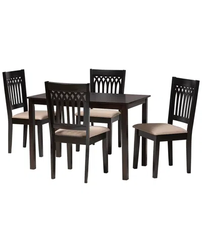 Baxton Studio Genesis Modern 5pc Dining Set