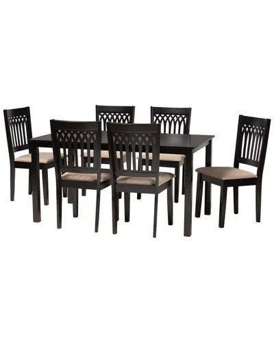 BAXTON STUDIO BAXTON STUDIO GENESIS MODERN 7PC DINING SET