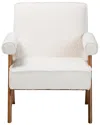 Baxton Studio Georgina Japandi Boucle Accent Chair