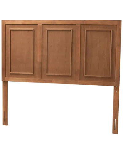 Baxton Studio Giordano Full Size Headboard In Brown