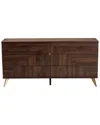 Baxton Studio Graceland Mid-century Modern Transitional 6-drawer Dresser