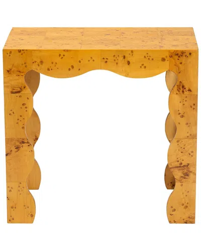 Baxton Studio Huxley Contemporary End Table In Yellow