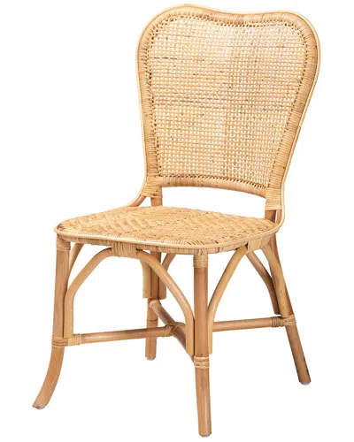 Baxton Studio Irene Modern Rattan Dining Chair In Brown