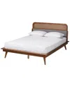 Baxton Studio Irina Mid-century Modern Platform Bed