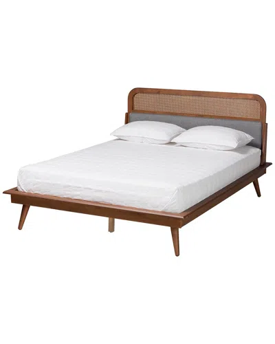 Baxton Studio Irina Mid-century Modern Platform Bed