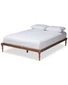 Baxton Studio Iseline Queen Size Platform Bed Frame