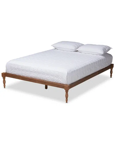 BAXTON STUDIO BAXTON STUDIO ISELINE QUEEN SIZE PLATFORM BED FRAME
