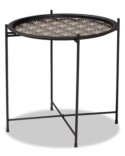 Baxton Studio Ivana Plant Stand In Beige