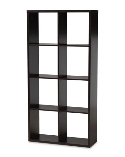 Baxton Studio Janne 8-multipurpose Storage Shelf In Black