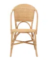 Baxton Studio Jaylyn Bohemian Rattan Dining Chair