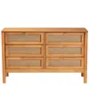Baxton Studio Jenn Japandi 6-drawer Dresser