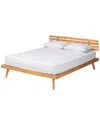 Baxton Studio Joaquin Modern Japandi Platform Bed