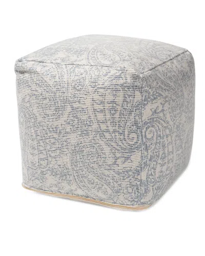 Baxton Studio Juvita Pouf Ottoman