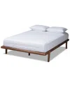 Baxton Studio Kaia Queen Size Platform Bed Frame In Brown
