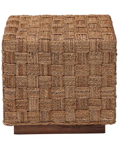 Baxton Studio Karina Bohemian End Table In Brown