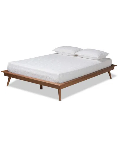 BAXTON STUDIO BAXTON STUDIO KARINE QUEEN SIZE PLATFORM BED FRAME