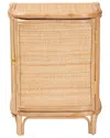 Baxton Studio Kiara Bohemian Natural Rattan Nights
