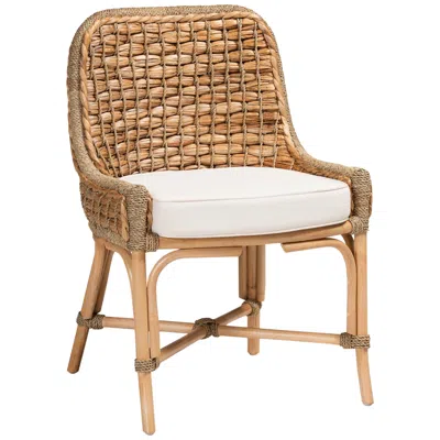 Baxton Studio Kyle Natural Brown Dining Side Chair