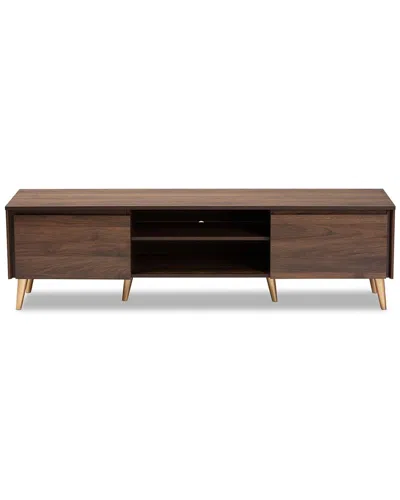 Baxton Studio Landen Tv Stand In Brown