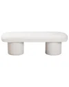 Baxton Studio Laria Modern Teddy-bear Accent Bench