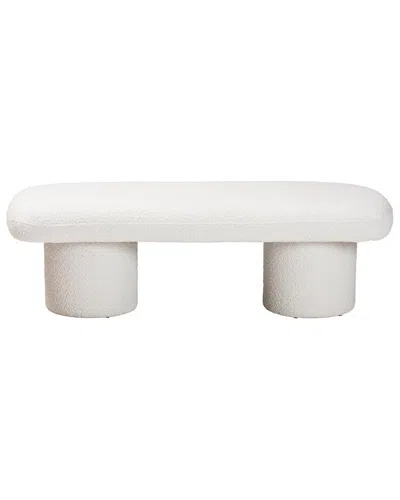 Baxton Studio Laria Modern Teddy-bear Accent Bench