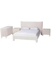 Baxton Studio Laria Modern Teddy-bear Queen Size 5pc Bedroom Set