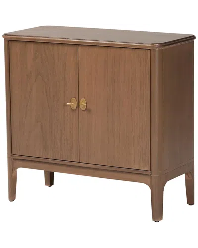 Baxton Studio Latifa Storage Cabinet In Brown