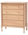 Baxton Studio Laurent Chest In Brown
