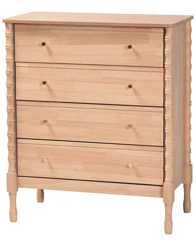 Baxton Studio Laurent Chest In Nude