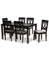 Baxton Studio Renaud 7pc Dining Set