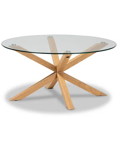 Baxton Studio Lida Glass Coffee Table