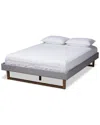 Baxton Studio Liliya King Size Platform Bed Frame