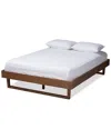 Baxton Studio Liliya King Size Platform Bed Frame
