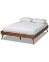 Baxton Studio Lissette King Size Platform Bed Frame