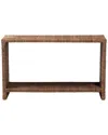 Baxton Studio Liza Bohemian Console Table In Brown
