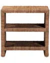 Baxton Studio Liza Bohemian End Table In Brown