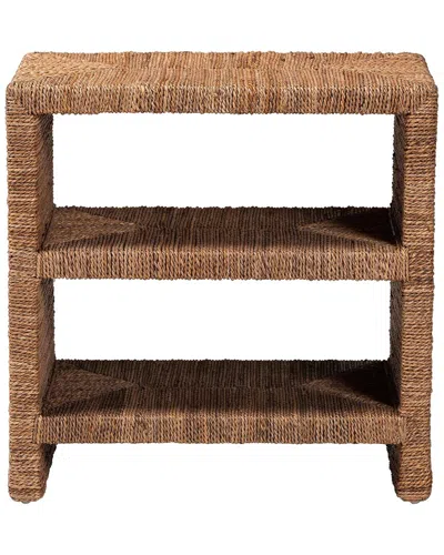 Baxton Studio Liza Bohemian End Table In Brown