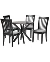 Baxton Studio Bailey Modern 5pc Dining Set