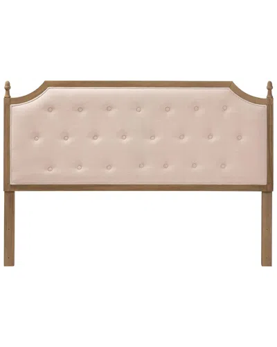 Baxton Studio Lourdes Upholstered Headboard With Solid Wood Frame In Multi
