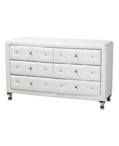 Baxton Studio Luminescence Dresser In White