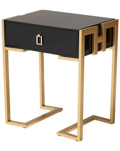 Baxton Studio Luna End Table In Black